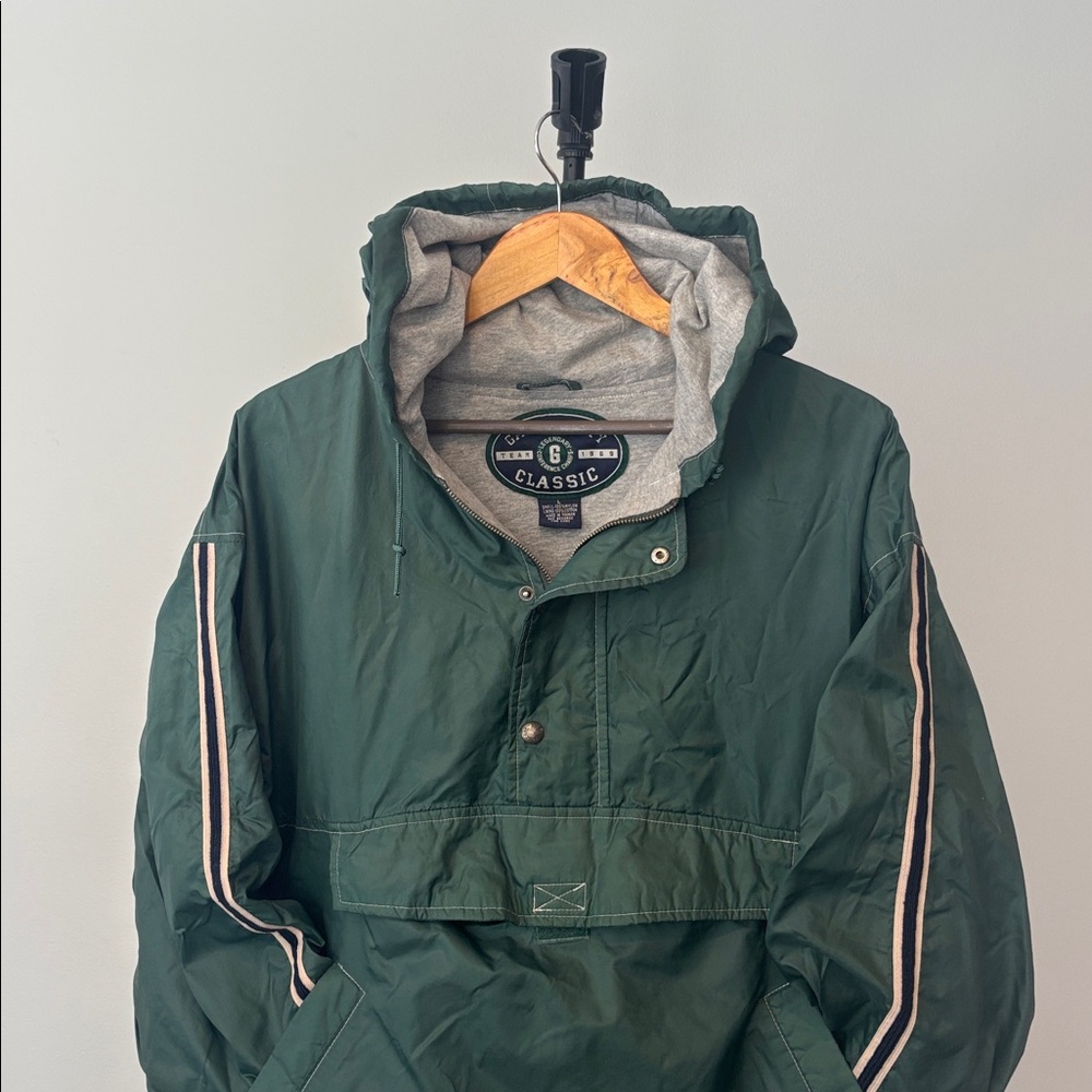 Vintage Gap Varsity Cotton Lined Pullover Size Large - Picture 2 of 10